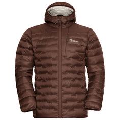 Jack Wolfskin PASSAMANI DOWN HOODY M Daunenjacke Herren hot choc