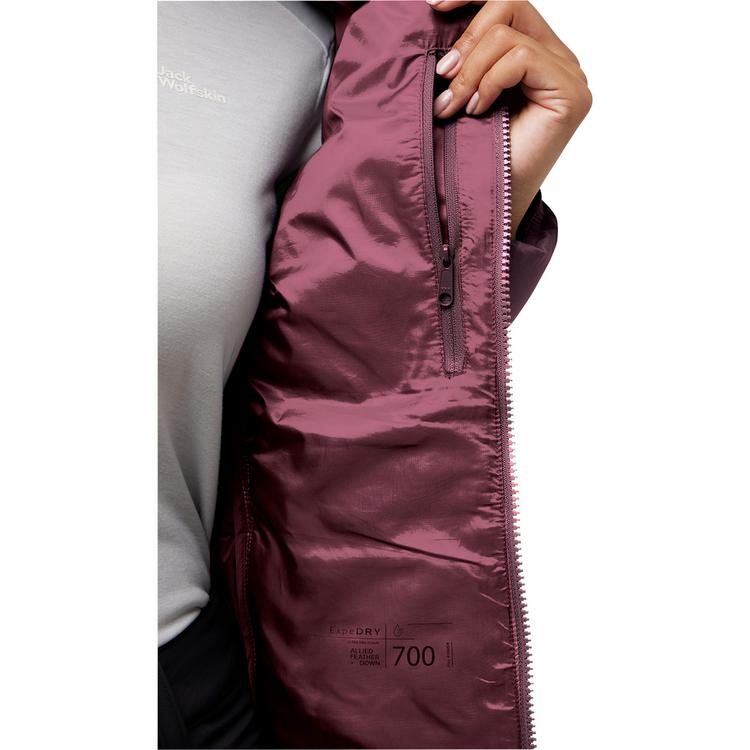 Jack Wolfskin Jack Wolfskin NEBELHORN DOWN HOODY W Daunenjacke Damen - amaranth - 1 | SportScheck