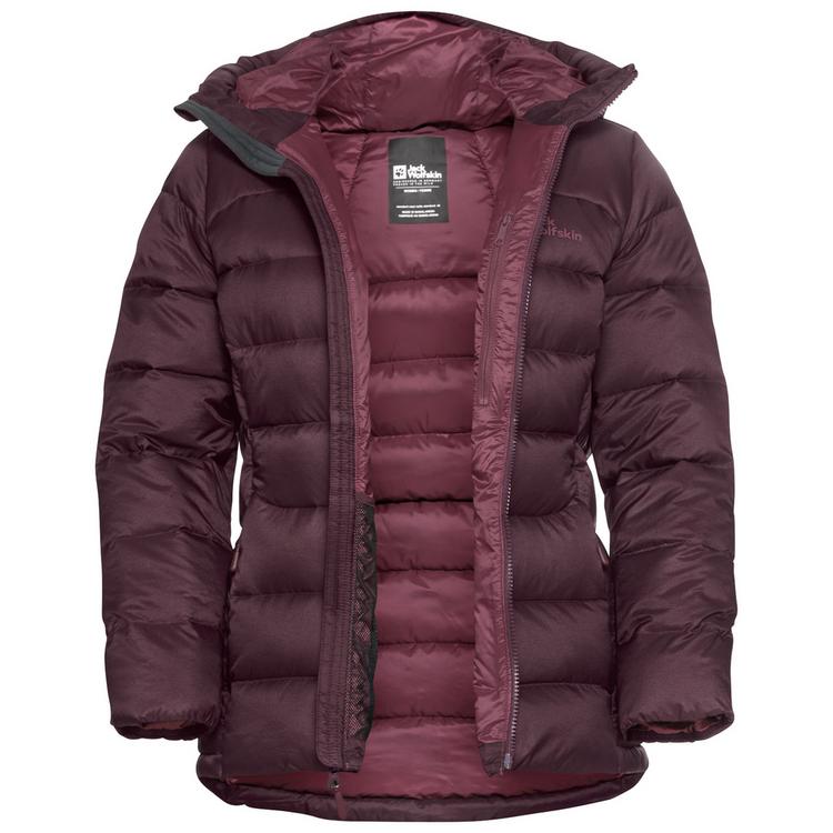 Jack Wolfskin Jack Wolfskin NEBELHORN DOWN HOODY W Daunenjacke Damen - amaranth - 3 | SportScheck