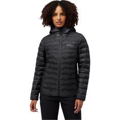 Rückansicht von Jack Wolfskin PASSAMANI DOWN HOODY W Daunenjacke Damen phantom