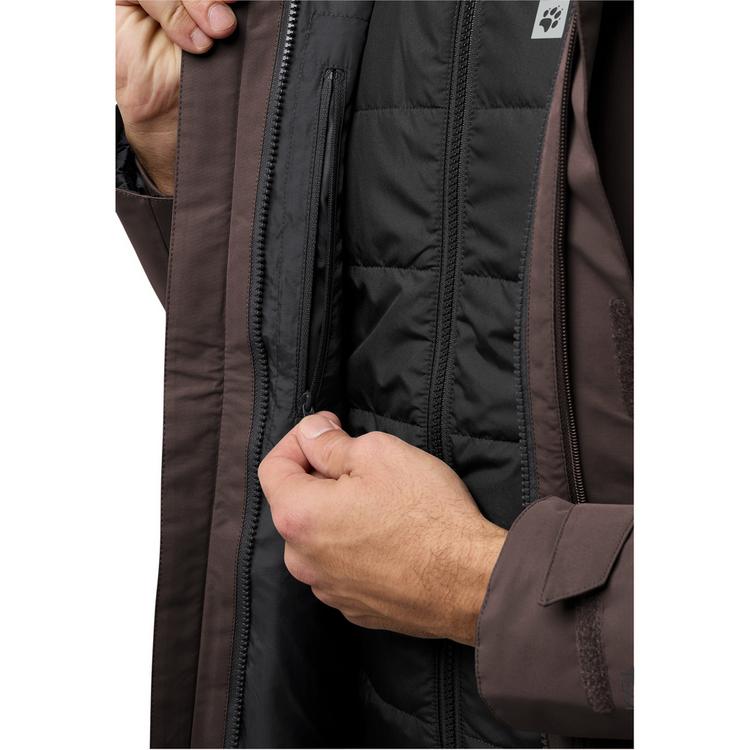 Jack Wolfskin Jack Wolfskin ROMBERG 3IN1 JKT M Doppeljacke Herren - peat - 6 | SportScheck