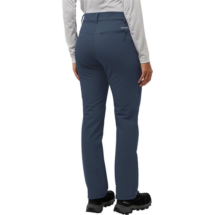 Jack Wolfskin Jack Wolfskin ACTIVATE THERMIC PANTS W Softshellhose Damen - midnight sky - 1 | SportScheck