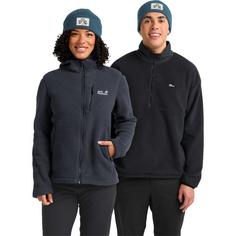 Rückansicht von Jack Wolfskin BADGE BEANIE Stirnband aluminium blue