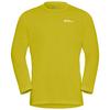 Jack Wolfskin VONNAN LS T M Funktionsshirt Herren - chartreuse