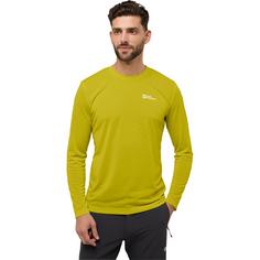 Rückansicht von Jack Wolfskin VONNAN LS T M Funktionsshirt Herren chartreuse