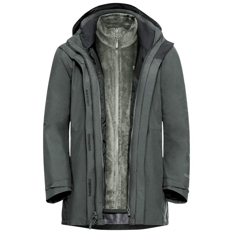Jack Wolfskin Jack Wolfskin ROTWAND 3IN1 JKT W Doppeljacke Damen - slate green - 0 | SportScheck