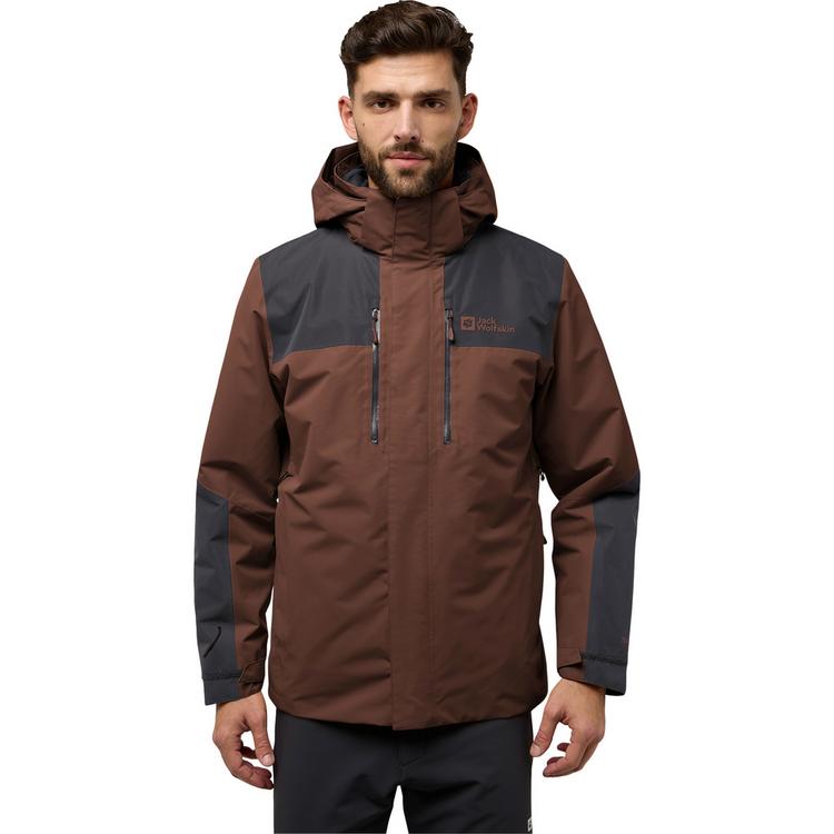 Jack Wolfskin Jack Wolfskin JASPER 3IN1 JKT M Doppeljacke Herren - hot choc - 3 | SportScheck
