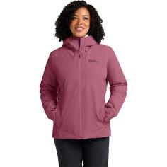 Rückansicht von Jack Wolfskin WISPER INS JKT W Funktionsjacke Damen raisin