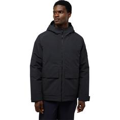 Rückansicht von Jack Wolfskin TEMPELTOR JKT M Funktionsjacke Herren black