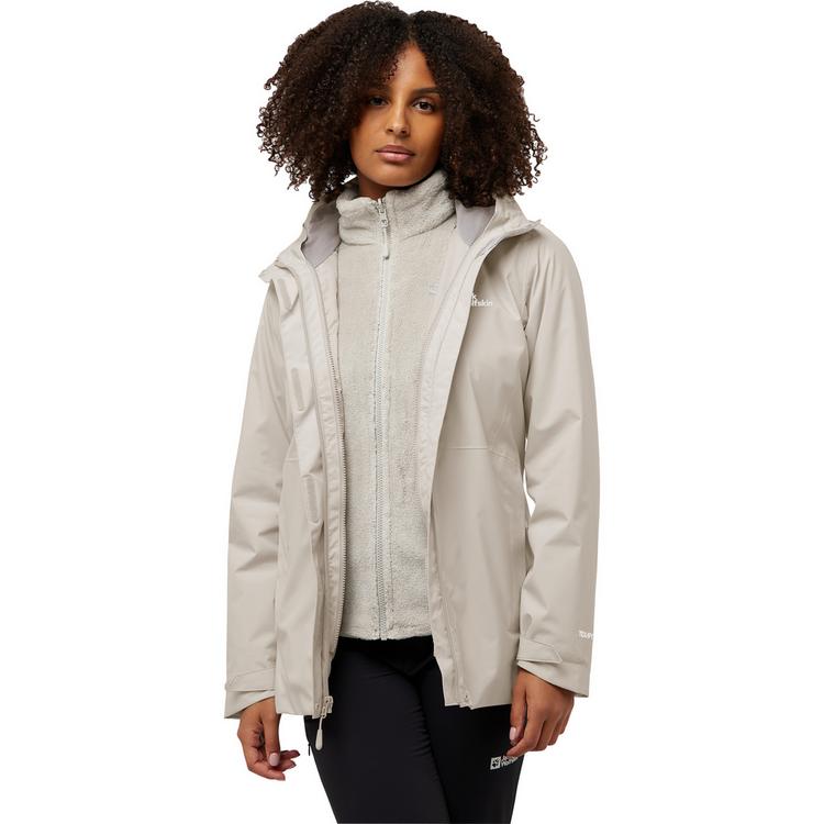 Jack Wolfskin Jack Wolfskin ROTWAND 3IN1 JKT W Doppeljacke Damen - pale sand - 0 | SportScheck