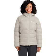 Rückansicht von Jack Wolfskin ATHER DOWN HOODY W Daunenjacke Damen pale sand