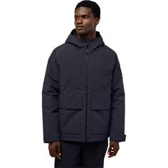 Rückansicht von Jack Wolfskin TEMPELTOR JKT M Funktionsjacke Herren dark navy