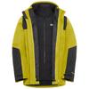 Jack Wolfskin JASPER 3IN1 JKT M Doppeljacke Herren - chartreuse