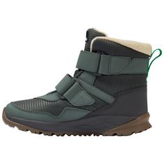 Rückansicht von Jack Wolfskin POLAR BEAR-B TEXAPORE MID VC K Winterschuhe Kinder mystic green