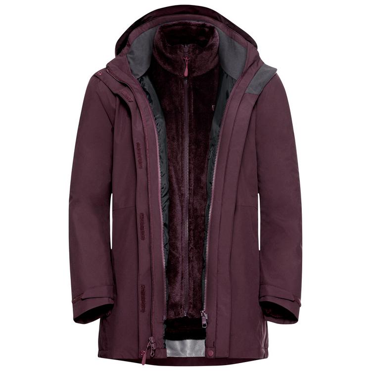 Jack Wolfskin Jack Wolfskin ROTWAND 3IN1 JKT W Doppeljacke Damen - amaranth - 0 | SportScheck