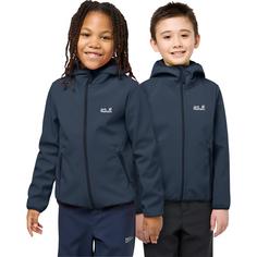 Rückansicht von Jack Wolfskin FOURWINDS JACKET KIDS Funktionsjacke Kinder midnight sky