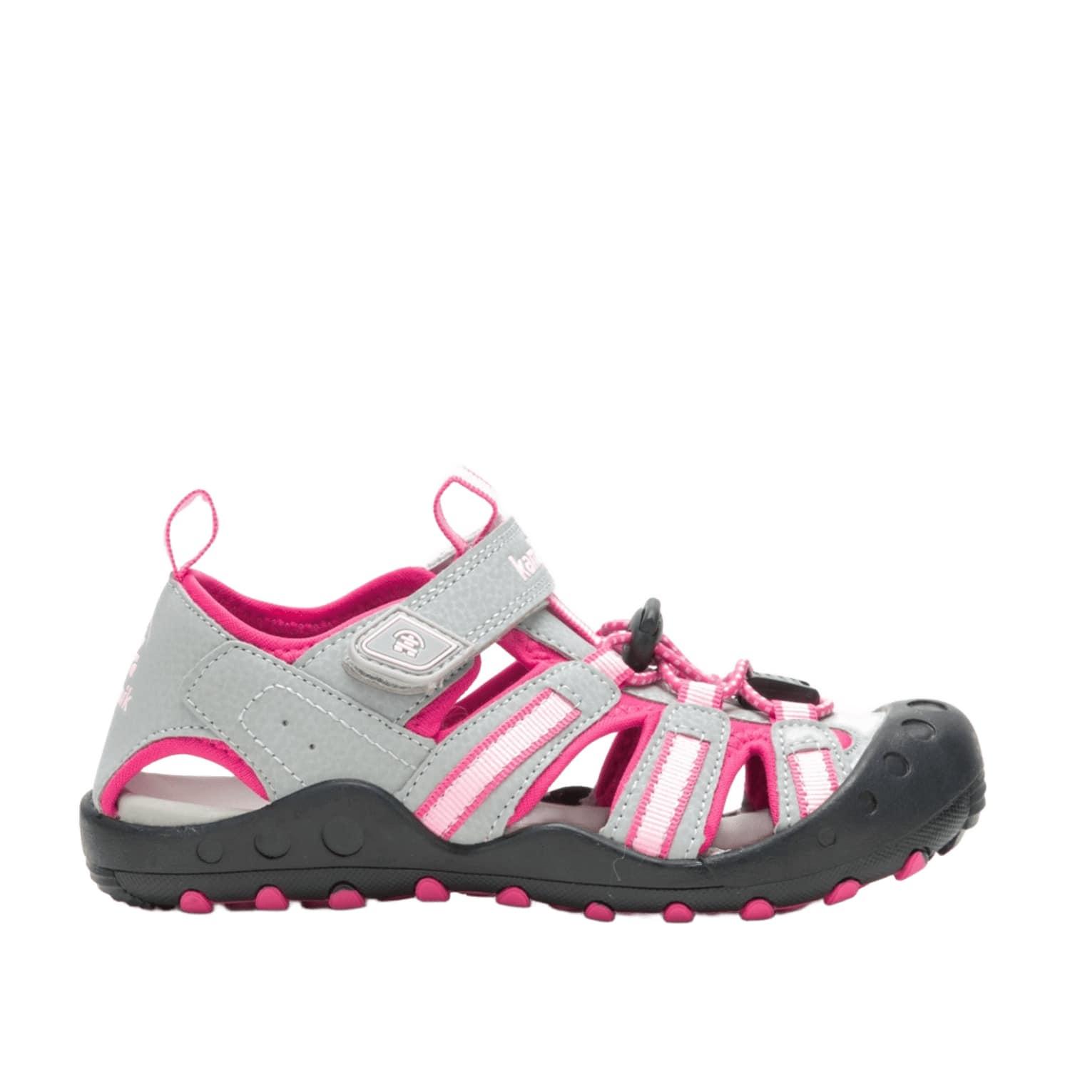 Kamik CRAB Outdoorsandalen Kinder - grau-rosa