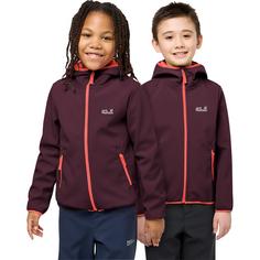 Rückansicht von Jack Wolfskin FOURWINDS JACKET KIDS Funktionsjacke Kinder amaranth