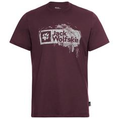Jack Wolfskin BRAND T M Funktionsshirt Herren WOOD Amaranth