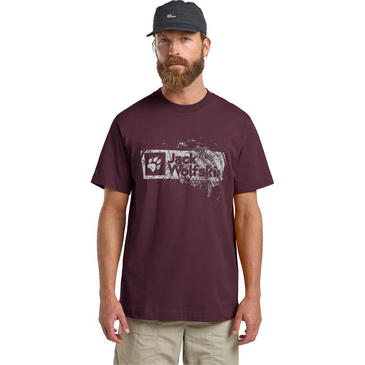 Jack Wolfskin Jack Wolfskin BRAND T M Funktionsshirt Herren - WOOD Amaranth - 0 | SportScheck