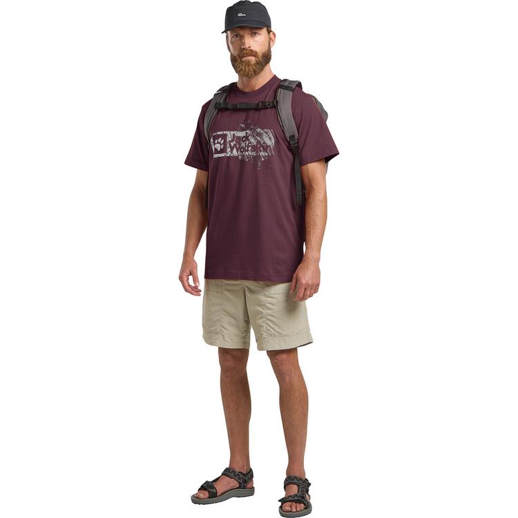 Jack Wolfskin Jack Wolfskin BRAND T M Funktionsshirt Herren - WOOD Amaranth - 2 | SportScheck
