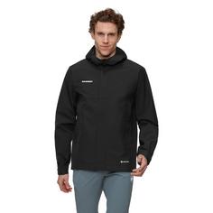 Rückansicht von Mammut GORE-TEX Treeline Light HS Hooded Hardshelljacke Herren black