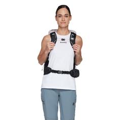 Rückansicht von Mammut Ducan 32 Wanderrucksack Damen alpine calamint-black