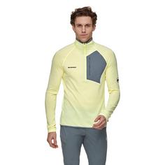 Rückansicht von Mammut Aenergy Light Half Zip Fleecepullover Herren sulai-strata
