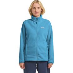 Rückansicht von Jack Wolfskin MOONRISE FZ W Fleecejacke Damen sky blue