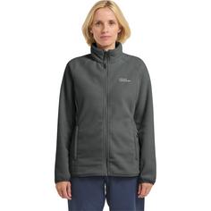 Rückansicht von Jack Wolfskin MOONRISE FZ W Fleecejacke Damen slate green