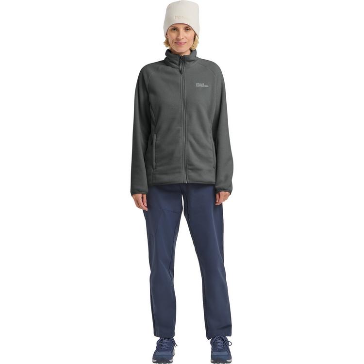 Jack Wolfskin Jack Wolfskin MOONRISE FZ W Fleecejacke Damen - slate green - 2 | SportScheck