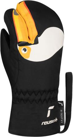 Rückansicht von Reusch Peggy R-TEX® XT Lobster Skihandschuhe Kinder 9041 toucan