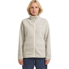 Rückansicht von Jack Wolfskin MOONRISE FZ W Fleecejacke Damen pale sand