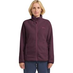 Rückansicht von Jack Wolfskin MOONRISE FZ W Fleecejacke Damen amaranth