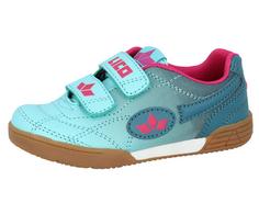 LICO Hallenschuh Hallenschuhe Kinder türkis/pink