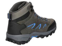 Rückansicht von Brütting Trekkingschuh Wanderschuhe Herren grau/blau