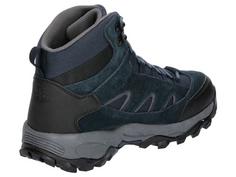 Rückansicht von Brütting Trekkingschuh Wanderschuhe Herren marine/grau