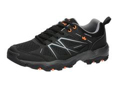 LICO Walkingschuh Walkingschuhe Herren schwarz/grau/orange