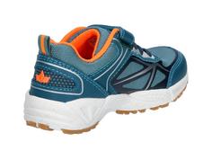 Rückansicht von LICO Hallenschuh Hallenschuhe Kinder petrol/orange