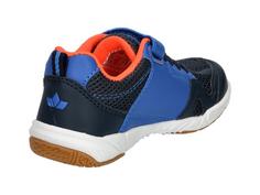 Rückansicht von LICO Hallenschuh Hallenschuhe Kinder marine/blau/orange