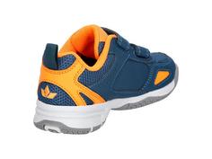 Rückansicht von LICO Hallenschuh Hallenschuhe Kinder petrol/orange