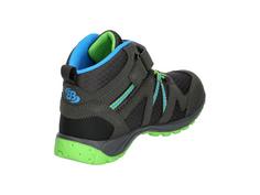 Rückansicht von Brütting Wanderschuh Wanderschuhe Kinder grau/blau/lemon