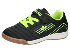 LICO Sportschuh Hallenschuhe Kinder schwarz/lemon