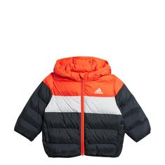 adidas Synthetic Down Jacke Funktionsjacke Kinder Bright Red / Grey One / Black