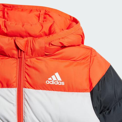 Rückansicht von adidas Synthetic Down Jacke Funktionsjacke Kinder Bright Red / Grey One / Black