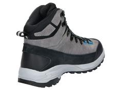 Rückansicht von Brütting Wanderstiefel Wanderschuhe Herren grau/schwarz