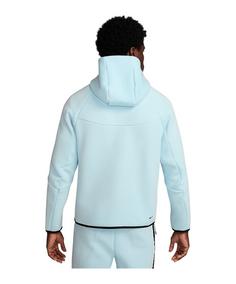 Rückansicht von Nike Tech Fleece Full-Zip Windrunner Hoody Sweatjacke Herren blauschwarz