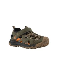 Rückansicht von Kamik DRIFT Outdoorsandalen Kinder dunkelolive