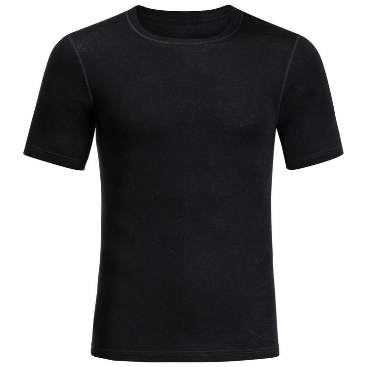 Jack Wolfskin Jack Wolfskin MERINO SHORTSLEEVE M Funktionsshirt Herren - black - 0 | SportScheck