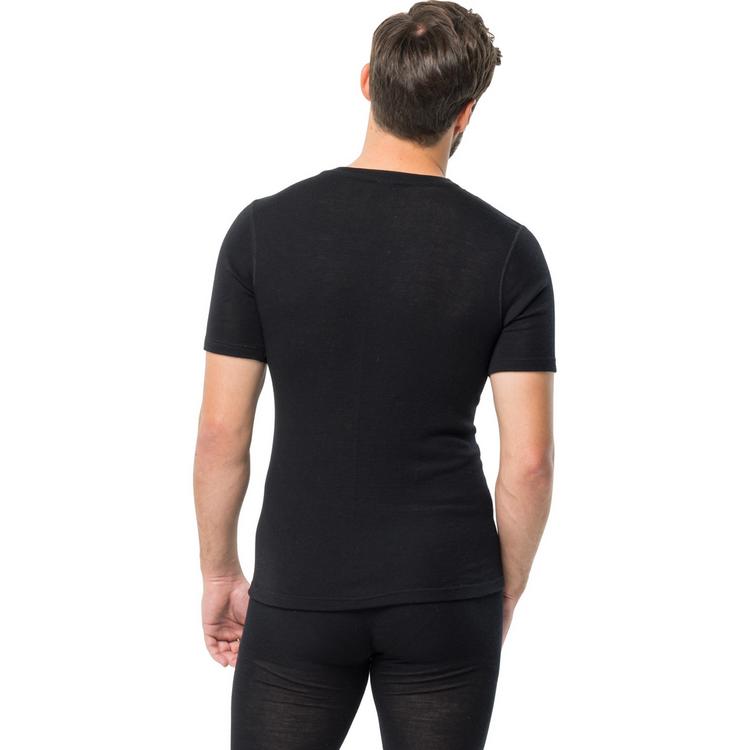 Jack Wolfskin Jack Wolfskin MERINO SHORTSLEEVE M Funktionsshirt Herren - black - 1 | SportScheck